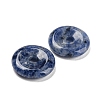 Natural Blue Spot Jasper China Safety Buckle Pendants LS-G-B052-12-2