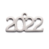 Non-Tarnish 304 Stainless Steel Pendants LS-STAS-C032-12P-1