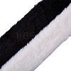 2 Rolls 2 Colors Polyester-cotton Rabbit Wool Fabrics DIY-TA0012-64-3