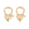 Brass Lobster Claw Clasps KK-H287-08G-G-1