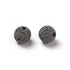 Unwaxed Natural Lava Rock Beads G-F325-8mm-A09-2