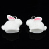 Flocky Resin Pendants RESI-N032-10-4