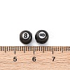 8 Ball 304 Stainless Steel Enamel Beads STAS-B085-20G-3