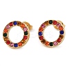 PVD Vacuum Plating 304 Stainless Steel Stud Earrings EJEW-C099-09-01-2