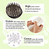 1Pc Column Plastic Vase Ornaments & 1Pc Stainless Steel Flower Frog & 50G Acrylic Ornaments Sets AJEW-MB0001-07-4