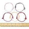 5Pcs Cotton Bracelet Making BJEW-FS00023-5