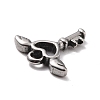 Non-Tarnish 304 Stainless Steel Pendants STAS-B024-38P-2