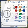 DIY Locket Pendant Necklaces Jewelry Kits DIY-PH0029-92P-01-2