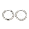 Brass Hoop Earrings EJEW-D320-22P-4