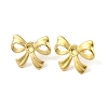 Ion Plating(IP) 304 Stainless Steel Stud Earrings for Women EJEW-B050-11G-1