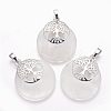 Natural Quartz Crystal Pendants G-F573-C13-1