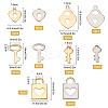 304 Stainless Steel Charms STAS-SC0002-40-2
