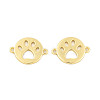Rack Plating Brass Connector Charms KK-P269-19G-1