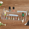 3-Tier Transparent Acrylic Nail Polish Organizer ODIS-WH0061-18A-1-3