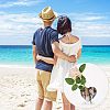 Transparent Acrylic Photo Frame Stands DJEW-WH0018-25-5