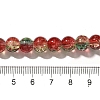 Christmas Theme Crackle Glass Beads Strands X1-CCG-C002-8mm-12-4