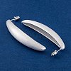 Banana Brass Stud Earrings for Women EJEW-G391-06S-3