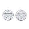 Non-Tarnish 201 Stainless Steel Pendants STAS-N098-214P-3