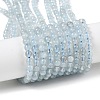 Grade A Natural Aquamarine Round Bead Strands LS-G-L417-13-A01-1