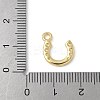 U-Shaped Brass Pendants KK-Q091-06G-3