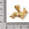 Animal Theme 304 Stainless Steel Pendants LS-STAS-B167-27G-G-3