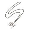 201 Stainless Steel Necklaces NJEW-Q336-01H-P-2