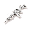 Tibetan Style Alloy Submachine Pendants LS-TIBEP-Q043-135-RS-2