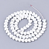 Spray Painted Non-magnetic Synthetic Hematite Beads Strands G-T116-05-3