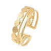 304 Stainless Steel Cuff Bangles for Women BJEW-B120-04G-03-4