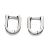 Tarnish Resistant 304 Stainless Steel Huggie Hoop Earrings STAS-H156-12B-P-1