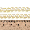 Baking Paint Transparent Glass Beads X1-DGLA-N011-6mm-02-4