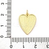 Brass Enamel Pendants KK-Z077-01G-01-3