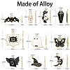 20Pcs 10 Styles Alloy Enamel Pendants ENAM-CJ0004-33-2
