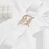 1Pc Polyester Elastic Corset Belts with Alloy Ring Buckle AJEW-LP0007-41B-1