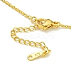 Ion Plating(IP) 304 Stainless Steel Cable Chain Necklaces NJEW-H040-06G-3