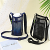 2Pcs 2 Colors Polyester Plastic Water Bottle Mesh Pouches AJEW-CN0004-37A-3