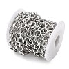 Rack Plating Brass Oval Link Chains CHC-N009-01P-2