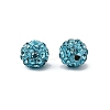 Polymer Clay Rhinestone Beads RB-H284-6MM-202-2