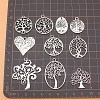 10Pcs Tibetan Style Alloy Pendants PW-WGFB9B9-01-2