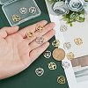16Pcs 8 Style 201 Stainless Steel Pendants STAS-UN0032-09-2