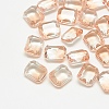 Pointed Back Glass Rhinestone Cabochons RGLA-T079-10x14-005TO-1