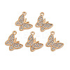 Alloy Pendants ALRI-T009-01KC-RS-1