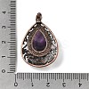 Natural Rose Quartz Pendants G-A297-05R-15-3