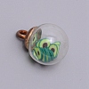 Transparent Glass Globe Pendants GLAA-WH0026-01A-1