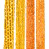 Electroplate Glass Beads Strands EGLA-A044-P6mm-B29-2
