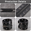 Punk PU Leather Cord Bracelets BJEW-WH20008-12C-5