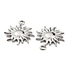 Non-Tarnish 304 Stainless Steel Pendants STAS-R124-05P-3