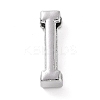 Alloy Letter Slide Charms FIND-A023-17I-1