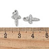 Brass Micro Pave Cubic Zirconia Charms KK-U056-26P-3