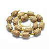 Natural Xiuyan Jade Beads Strands G-O179-C02-2